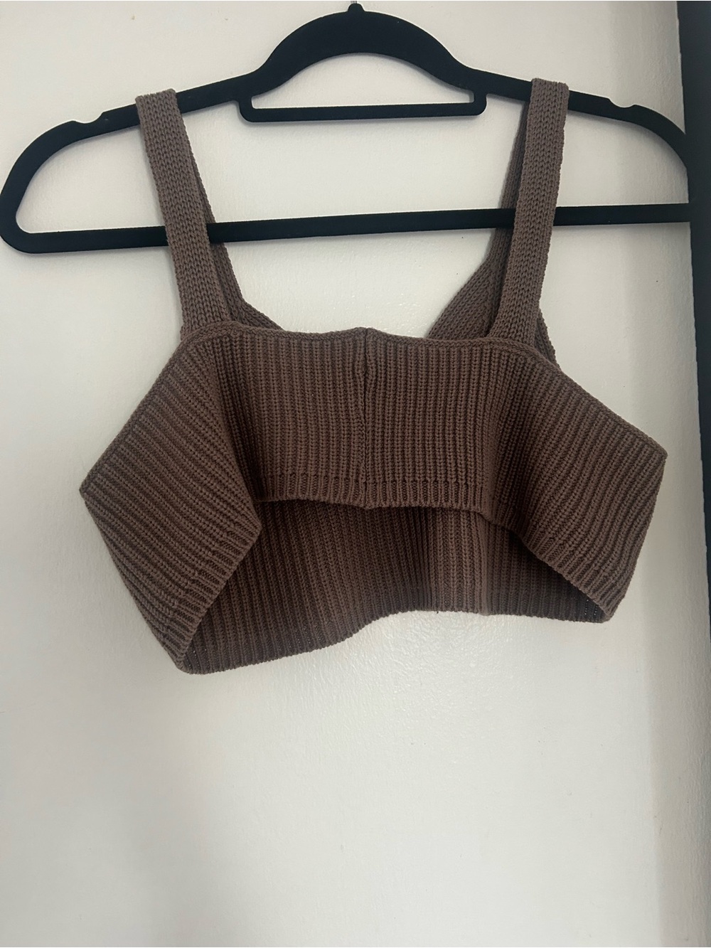 Frankie Shop Knit Crop Tank Top Size L - Picture 2 of 3